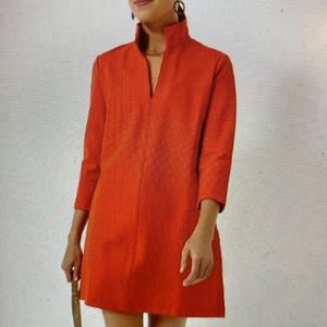 Tuckernuck Poppy Red Ponte Clifton Dress